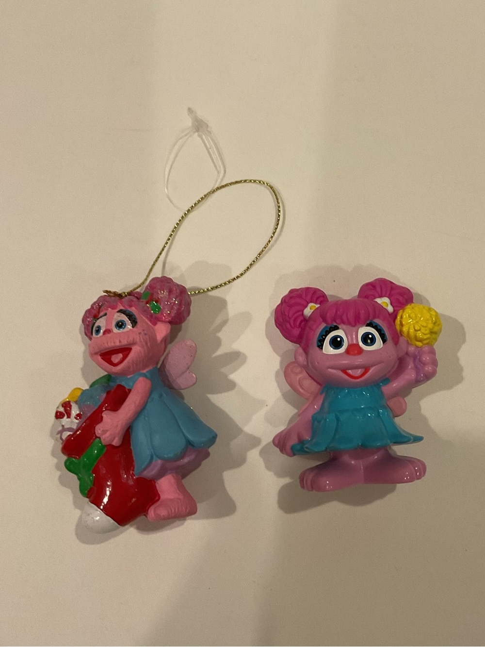 Sesame Street Abby Cadabby Christmas Ornament and Figure